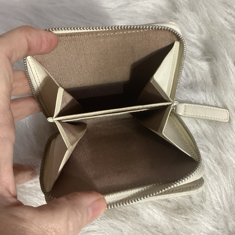 SOLD…..Burberry Blue Label Nova Check Bicolor Canvas/ Patton Leather Mini Wallet - Picture 11 of 15